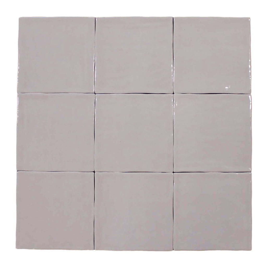 Artigiano 5x5 Zellige Style Ceramic Tile - Canvas