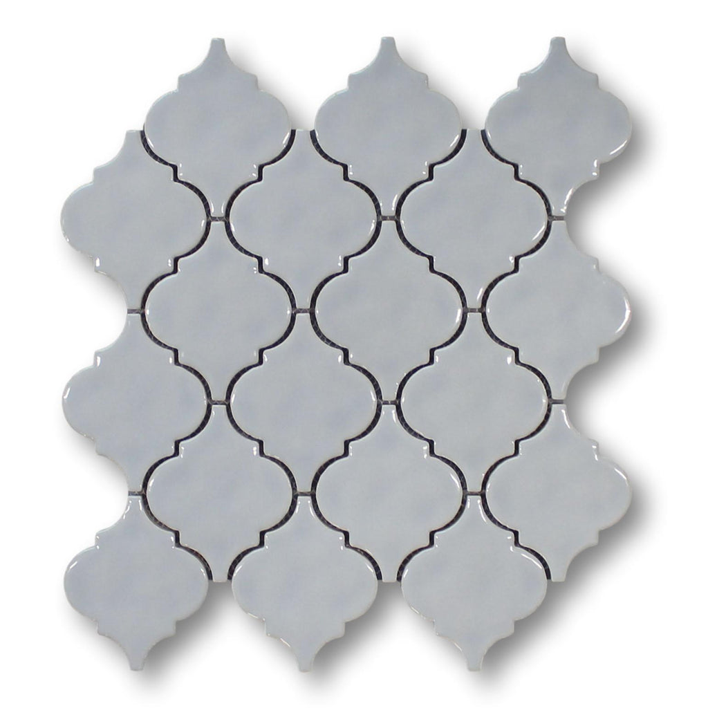 Ceramic Arabesque Mosaic Tiles - Cloud
