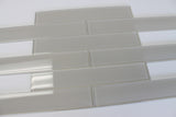 Country Cottage Light Taupe 2x12 Glass Subway Tiles - Rocky Point Tile - Glass and Mosaic Tile Store