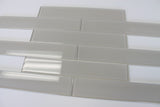 Country Cottage Light Taupe 2x12 Glass Subway Tiles - Rocky Point Tile - Glass and Mosaic Tile Store