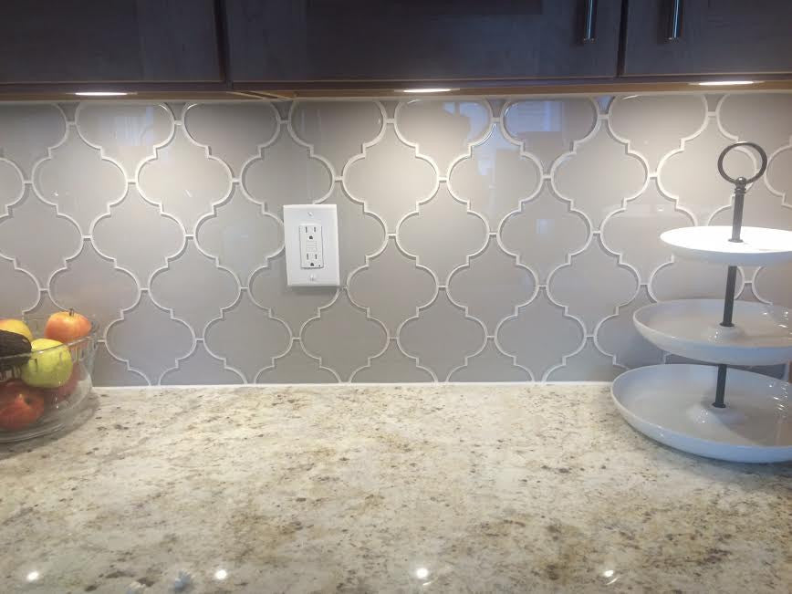 Country Cottage Arabesque Glass Mosaic Tiles - Rocky Point Tile - Glass and Mosaic Tile Store