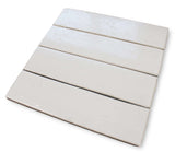 Atlanta 9.5" x 2.5" Glazed Porcelain Subway Tiles - White