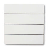 Atlanta 9.5" x 2.5" Glazed Porcelain Subway Tiles - White