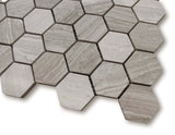 Driftwood Marble 2 Inch Hexagon Mosaic Tiles