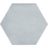 Form 7” x 8” Hexagon Cement Look Glazed Porcelain Tiles - Tide