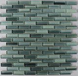 Surfz Up Hand Painted Glass Mosaic Subway Tiles - Rocky Point Tile - Glass and Mosaic Tile Store