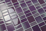 Fusion Purple Glass Mosaic Tiles - Rocky Point Tile - Glass and Mosaic Tile Store