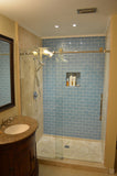 Infinity Blue 3x6 Glass Subway Tiles - Rocky Point Tile - Glass and Mosaic Tile Store