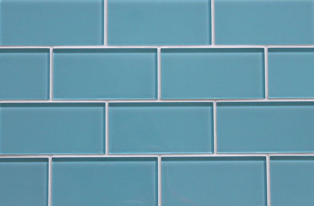 Infinity Blue 3x6 Glass Subway Tiles - Rocky Point Tile - Glass and Mosaic Tile Store