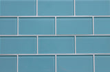 Infinity Blue 3x6 Glass Subway Tiles - Rocky Point Tile - Glass and Mosaic Tile Store