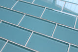 Infinity Blue 3x6 Glass Subway Tiles - Rocky Point Tile - Glass and Mosaic Tile Store