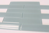 Jasper Blue Gray 2x12 Glass Subway Tiles - Rocky Point Tile - Glass and Mosaic Tile Store