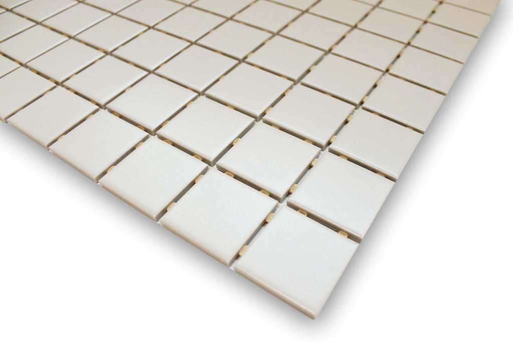 Gray Glazed Porcelain 2 x 2 Mosaic Tiles - 10 Square Feet - Rocky Point Tile - Glass and Mosaic Tile Store
