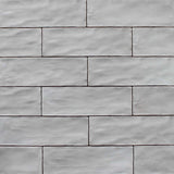 Mallorca 2.5" x 8" Zellige Ceramic Subway Tiles - Gray