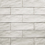 Mallorca 2.5" x 8" Zellige Ceramic Subway Tiles - White
