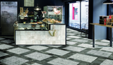 11 Sq Ft Boxes of Mariner 900 8x8 Glazed Porcelain Pattern Floor Tiles - Nero
