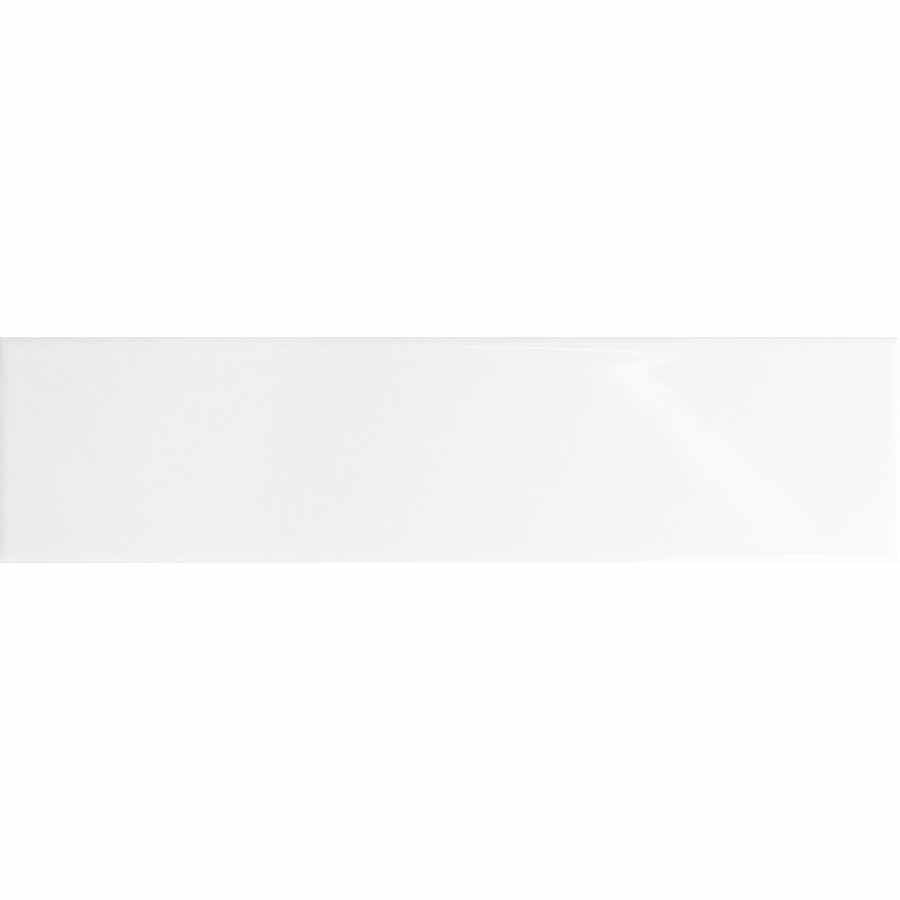 Bright White Glossy Ceramic Subway Tiles - Marshmallow