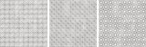 Melody 8" x 8" Glazed Porcelain Patterned Tiles - Gray and White Blend