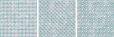 Melody 8" x 8" Glazed Porcelain Patterned Tiles - Green and White Blend