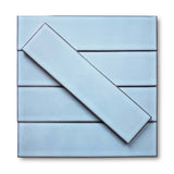 Modelli Glossy Porcelain 3 x 12 Subway Tiles - Aqua Blue
