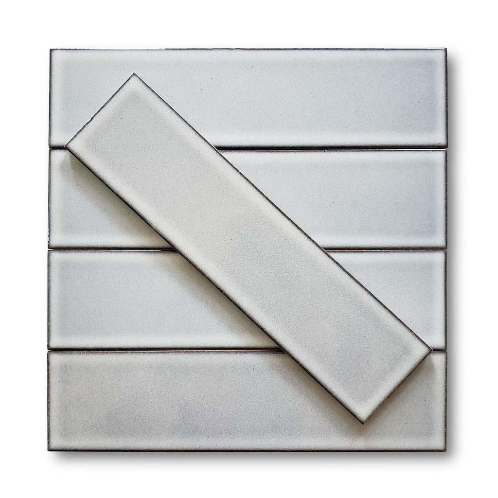 Modelli Glossy Porcelain 3 x 12 Subway Tiles - Silver