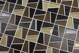 Molen Brown Textured and Platinum Mosaic Tiles