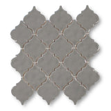 Ceramic Arabesque Mosaic Tiles - Mud