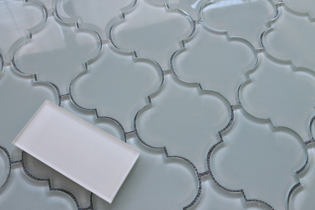 Pacifica Arabesque Glass Mosaic Tiles - Rocky Point Tile - Glass and Mosaic Tile Store