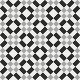 7 Sq Ft Box of Patchwork Porcelain 8 x 8 Cement Look Tiles - Black and White 02