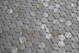 Mother of Pearl Oyster White 1 Inch Circle Mosaic Tiles - Rocky Point Tile - Glass and Mosaic Tile Store