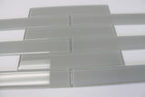 Pearl Gray 2x12 Glass Subway Tiles - Rocky Point Tile - Glass and Mosaic Tile Store