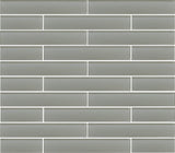 Pearl Gray 2x12 Glass Subway Tiles