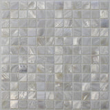 Mother of Pearl Oyster White 1" x 1" Mosaic Tiles - Rocky Point Tile - Glass and Mosaic Tile Store