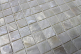 Mother of Pearl Oyster White 1" x 1" Mosaic Tiles - Rocky Point Tile - Glass and Mosaic Tile Store