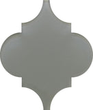 Pebble Grey Arabesque Glass Mosaic Tiles - Rocky Point Tile - Glass and Mosaic Tile Store