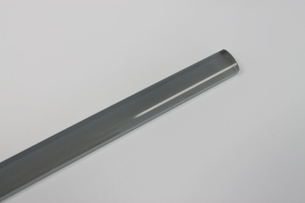 Pebble Gray Glass Pencil Trim - Rocky Point Tile - Glass and Mosaic Tile Store