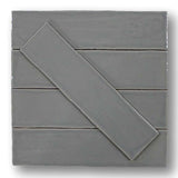 10 Sq Ft Boxes of Tencer Tiempo 3 x 12 Ceramic Subway Tiles - Pewter
