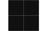 11 Sq Ft Box of Picasso Porcelain 8″ × 8″ Cement Look Tiles - Solid Black