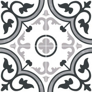 11 Sq Ft Box of Picasso Porcelain 8″ × 8″ Cement Look Tiles - Torini White