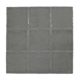 Artigiano 5x5 Zellige Style Ceramic Tile - Platinum Gray