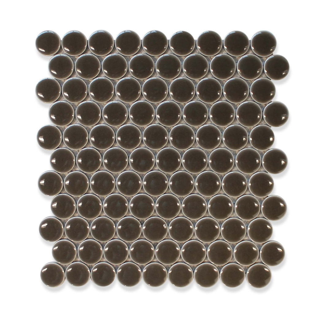 Queens 1" Penny Round Mosaic Tiles - Geckos