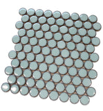 Queens 1" Penny Round Mosaic Tiles - Thunderbirds