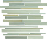 Reflections Hand Painted Linear Glass Mosaic Tiles