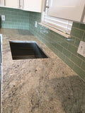 Sage 3x6 Glass Subway Tiles - Rocky Point Tile - Glass and Mosaic Tile Store