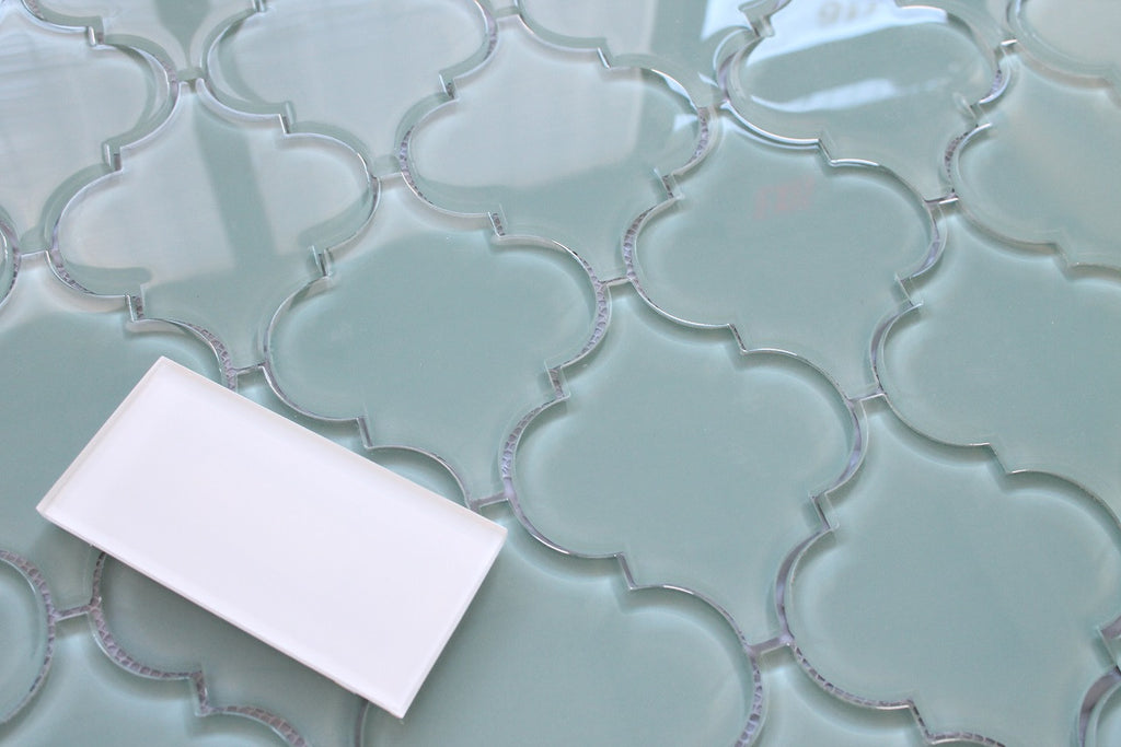Seaside Arabesque Glass Mosaic Tiles - Rocky Point Tile - Glass and Mosaic Tile Store