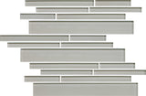 Sheep's Wool Beige Linear Glass Mosaic Tile - Rocky Point Tile - Glass and Mosaic Tile Store