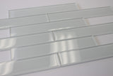 Snow White 2x12 Glass Subway Tiles - Rocky Point Tile - Glass and Mosaic Tile Store