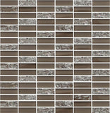 Sparkle Taupe Glass Mosaic Subway Tiles - Rocky Point Tile - Glass and Mosaic Tile Store