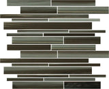 Starry Night Hand Painted Linear Glass Mosaic Tiles - Rocky Point Tile - Glass and Mosaic Tile Store