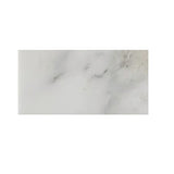 Studio Marble Polished 3" x 6" Subway Tiles - Bianco Macchiato